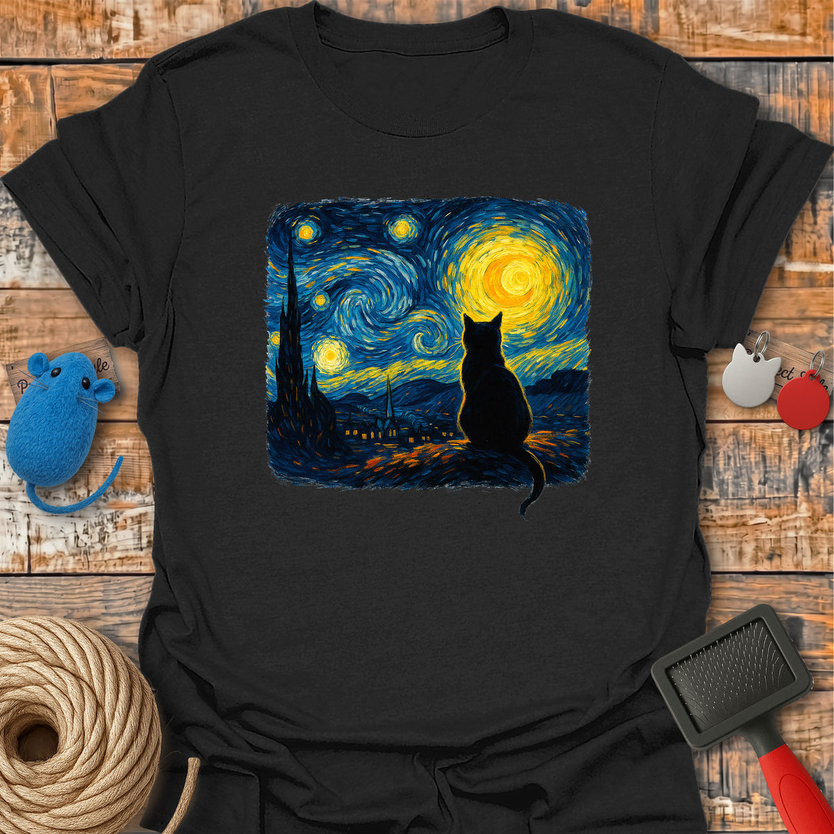 Starry Night Cat