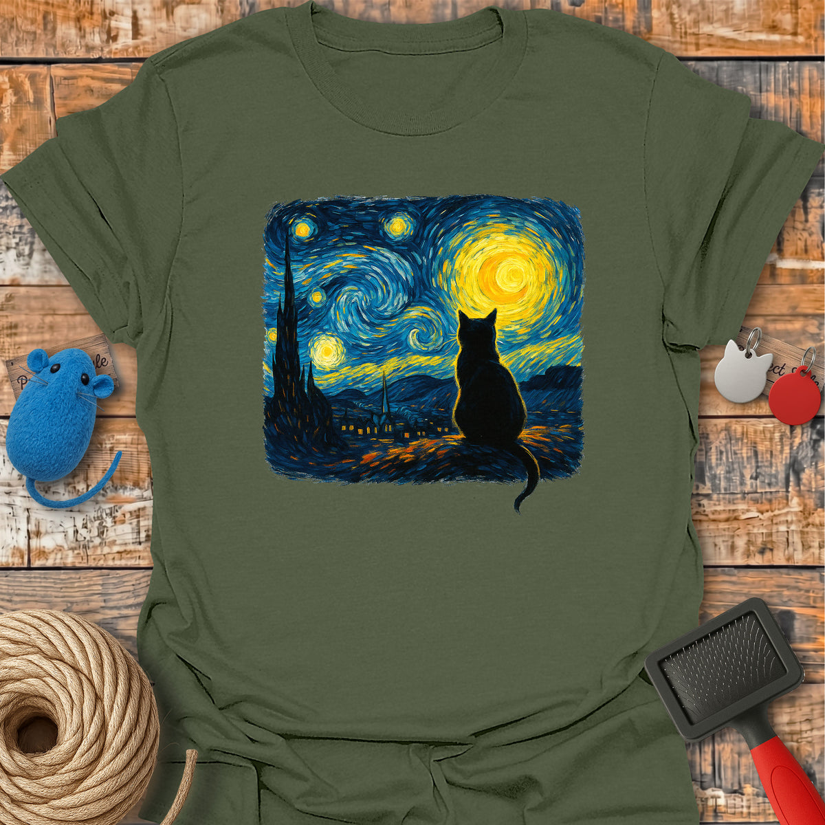 Starry Night Cat