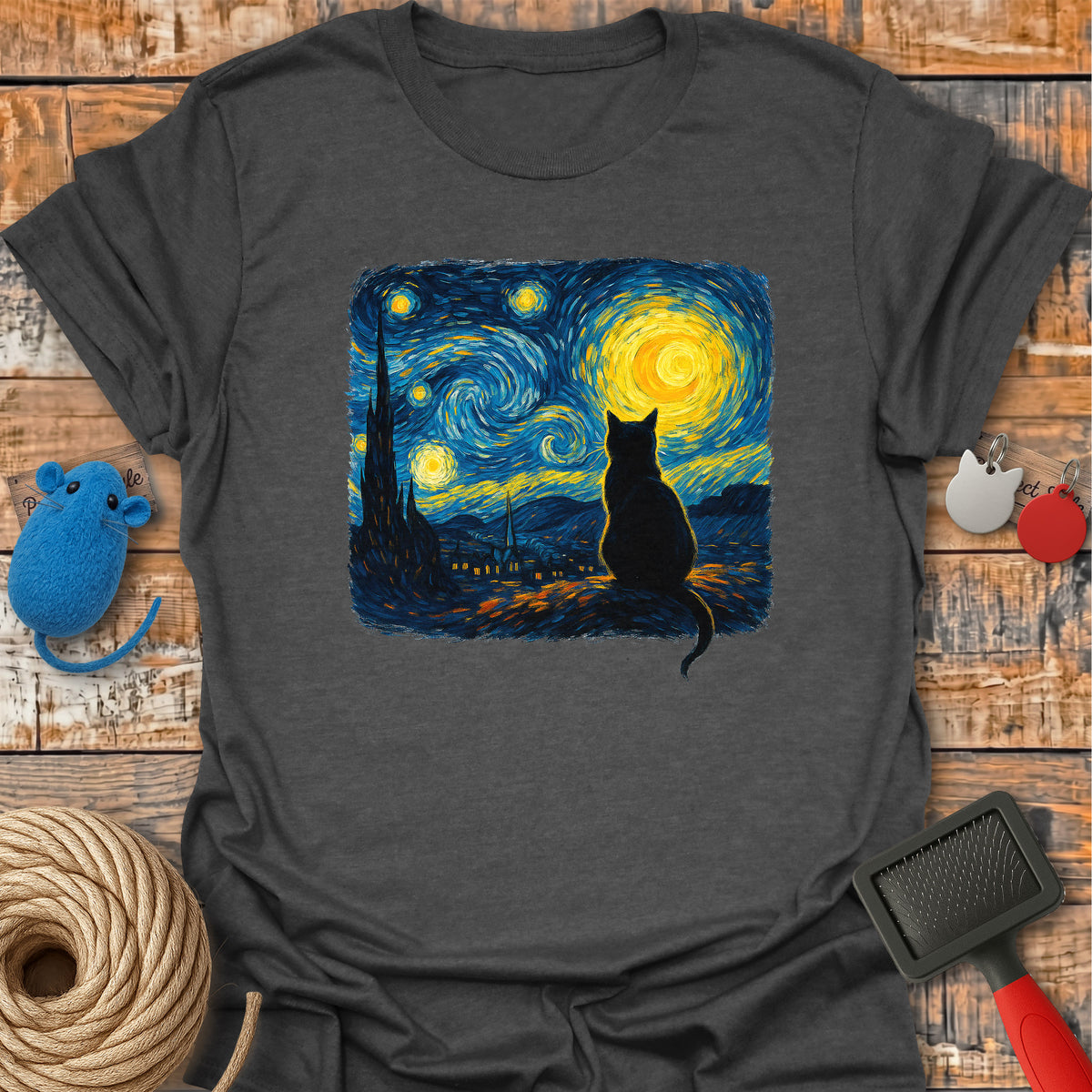 Starry Night Cat