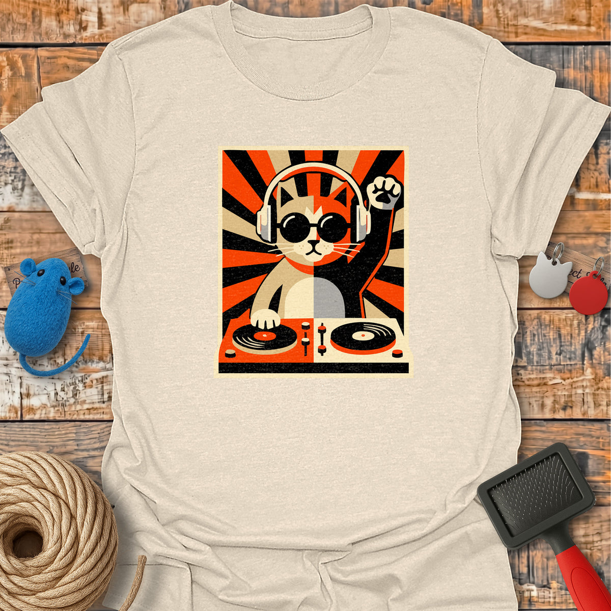 Retro DJ Cat