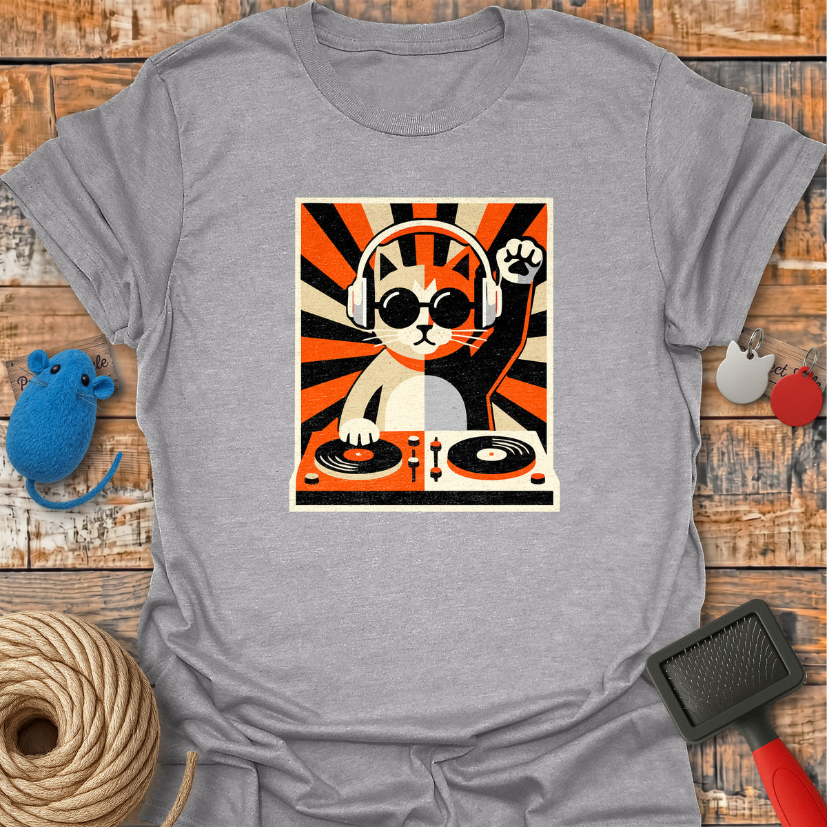 Retro DJ Cat