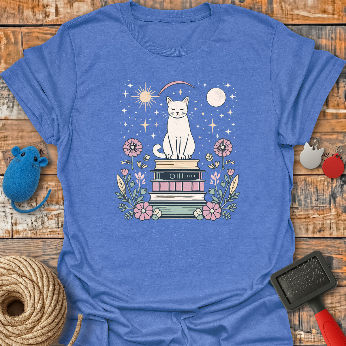 Boho Book Cat