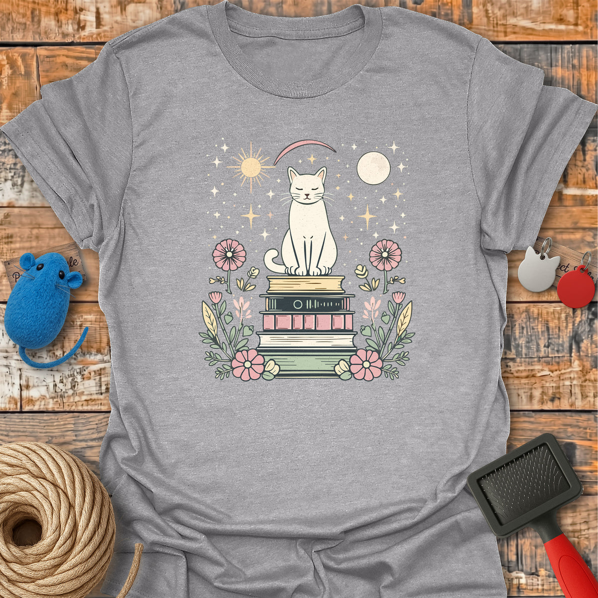 Boho Book Cat