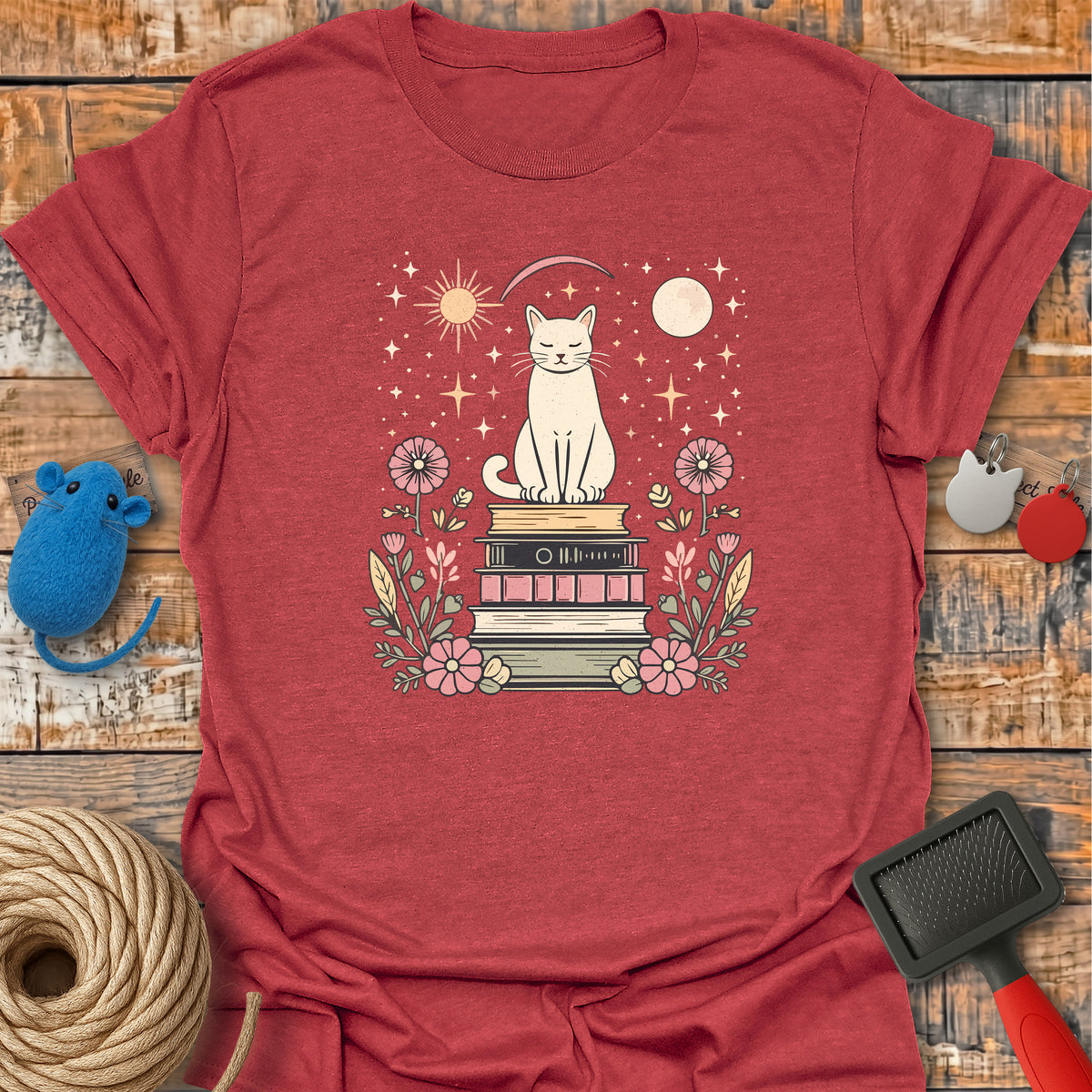 Boho Book Cat
