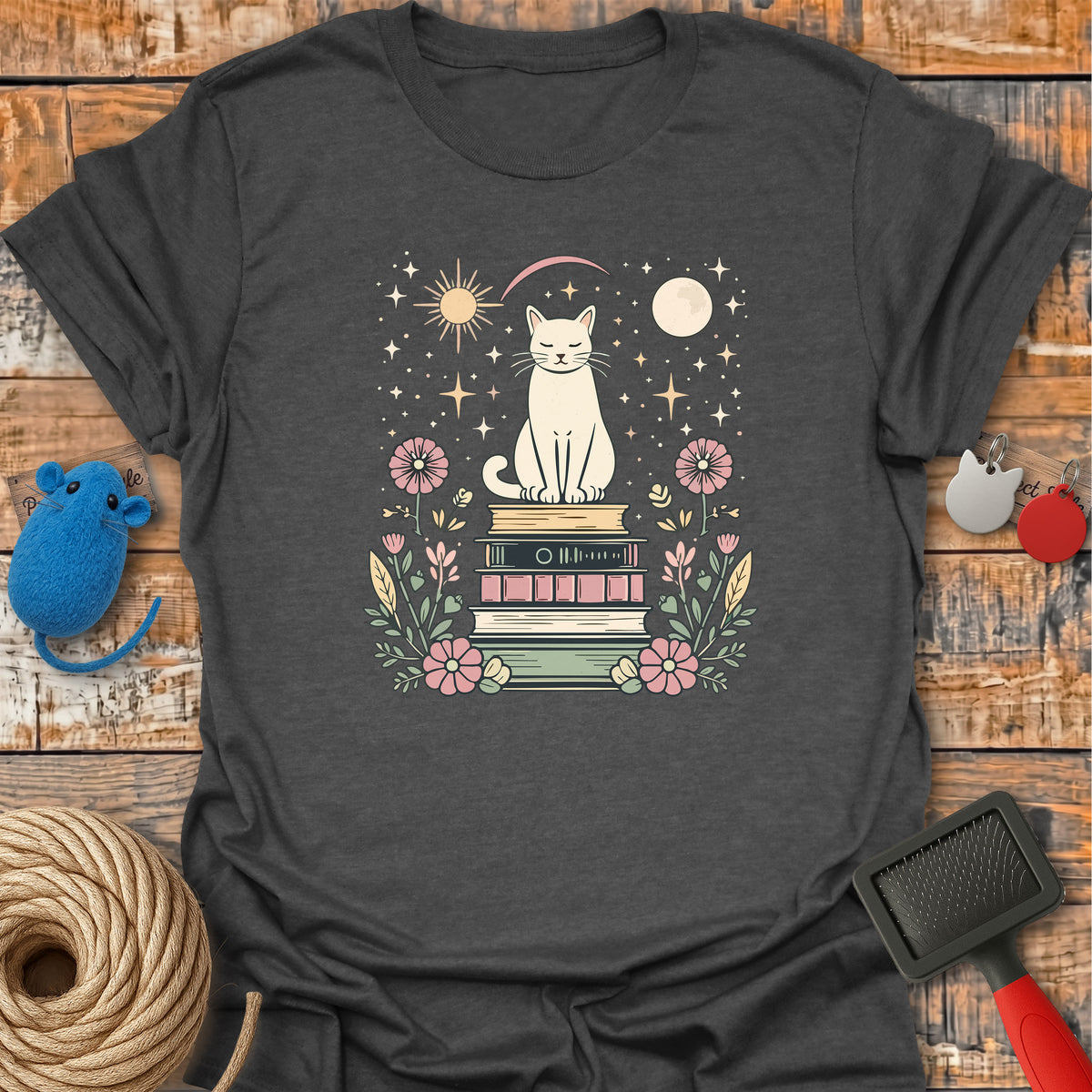 Boho Book Cat