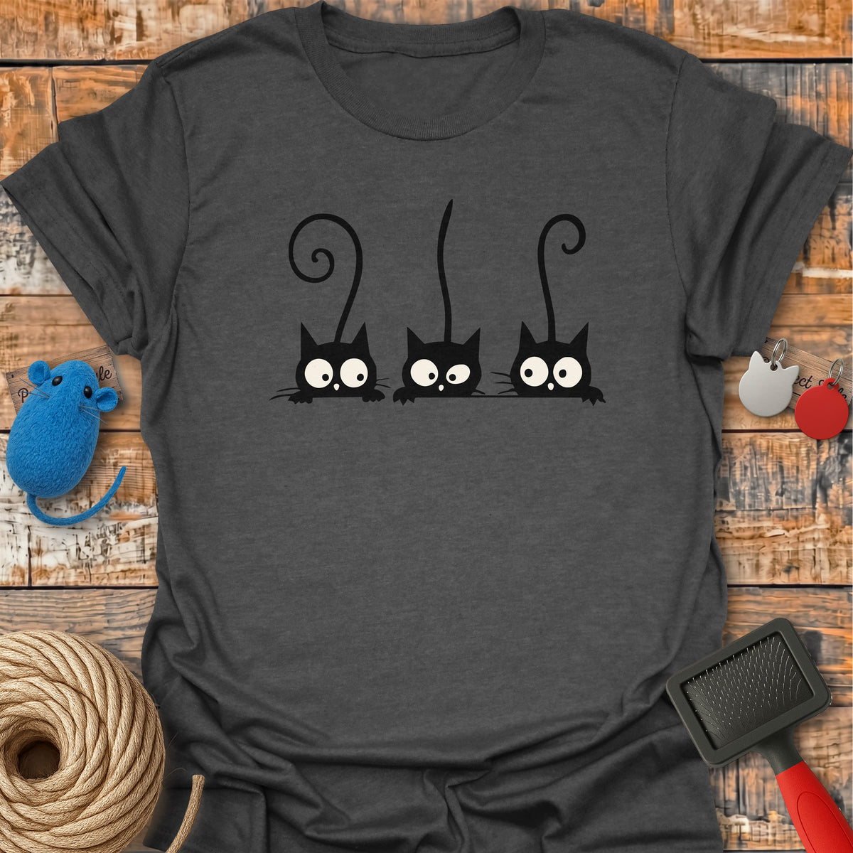 Three Curious Cats