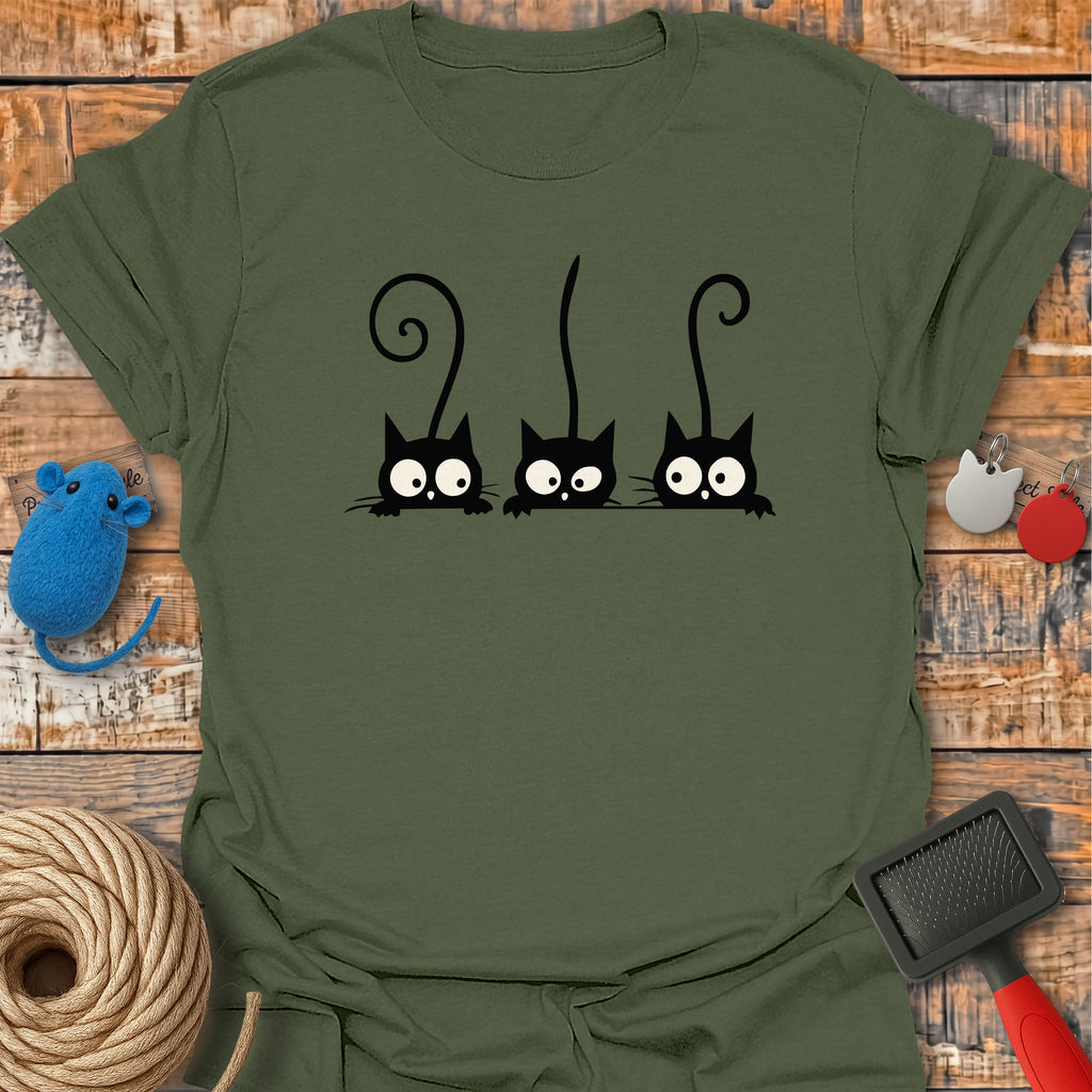 Three Curious Cats