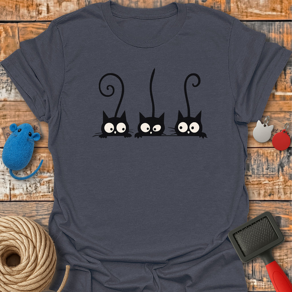 Three Curious Cats