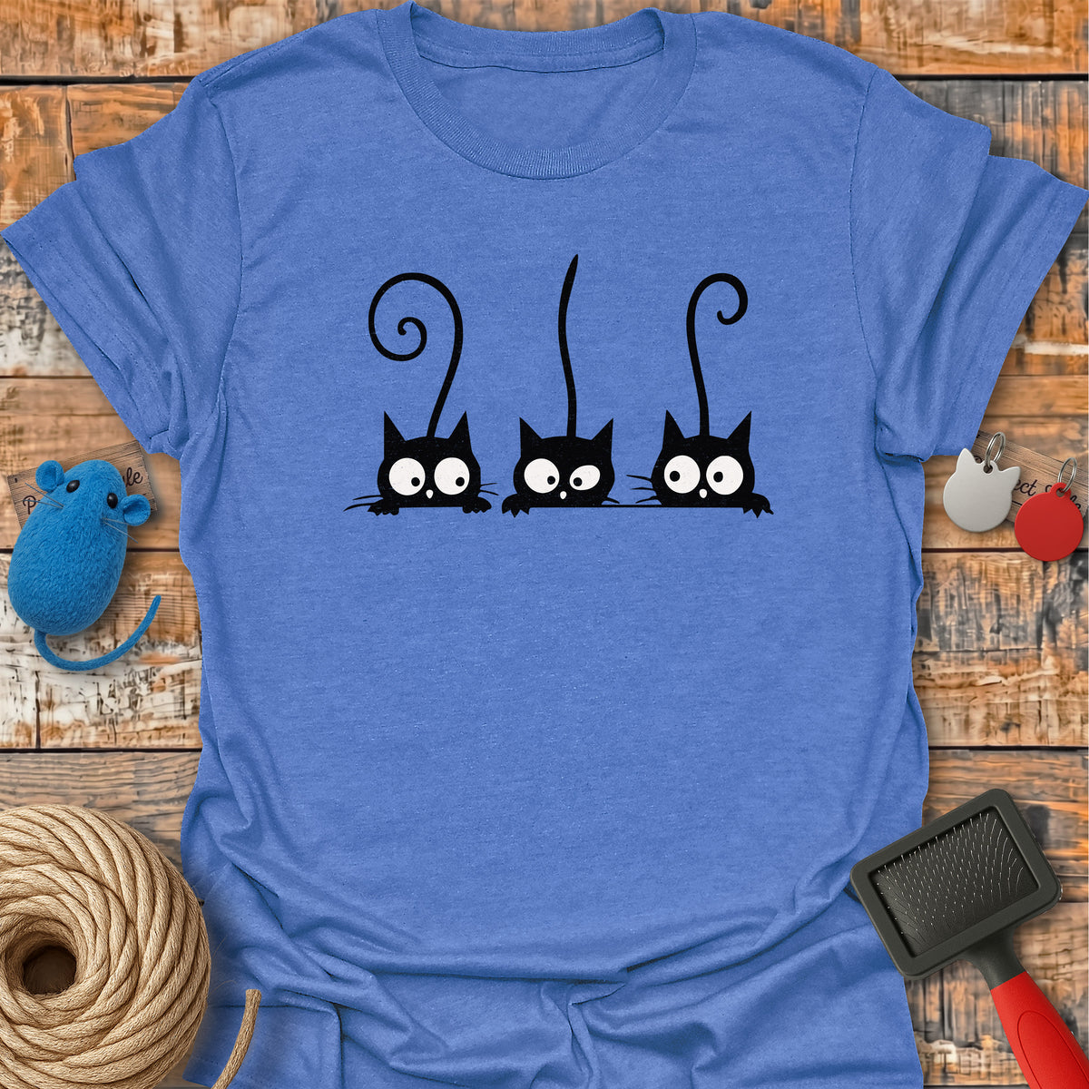 Three Curious Cats