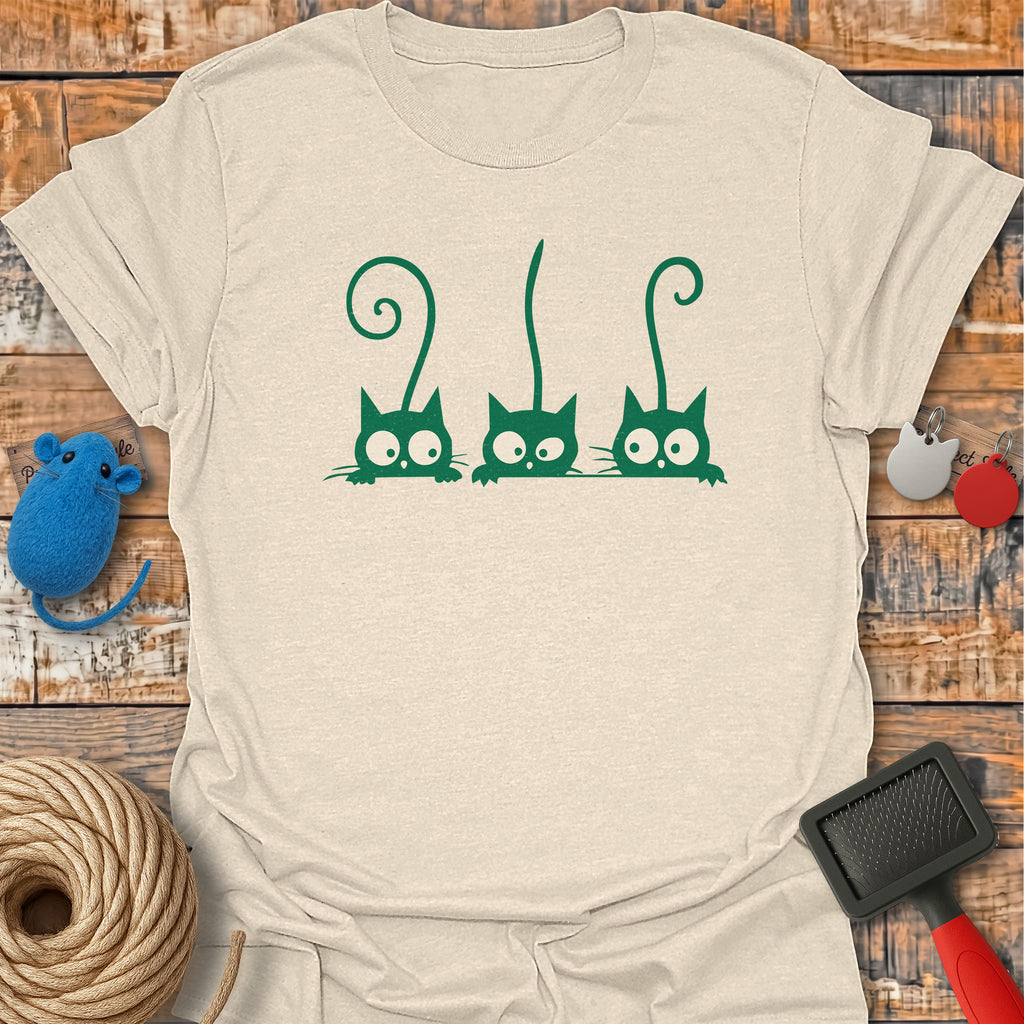 Three Curious Cats