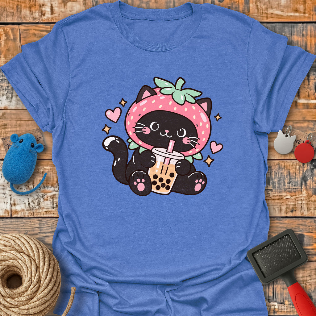 Strawberry Boba Cat