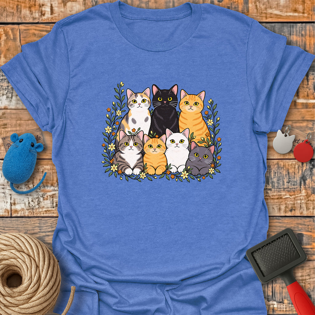 Floral Cat Family