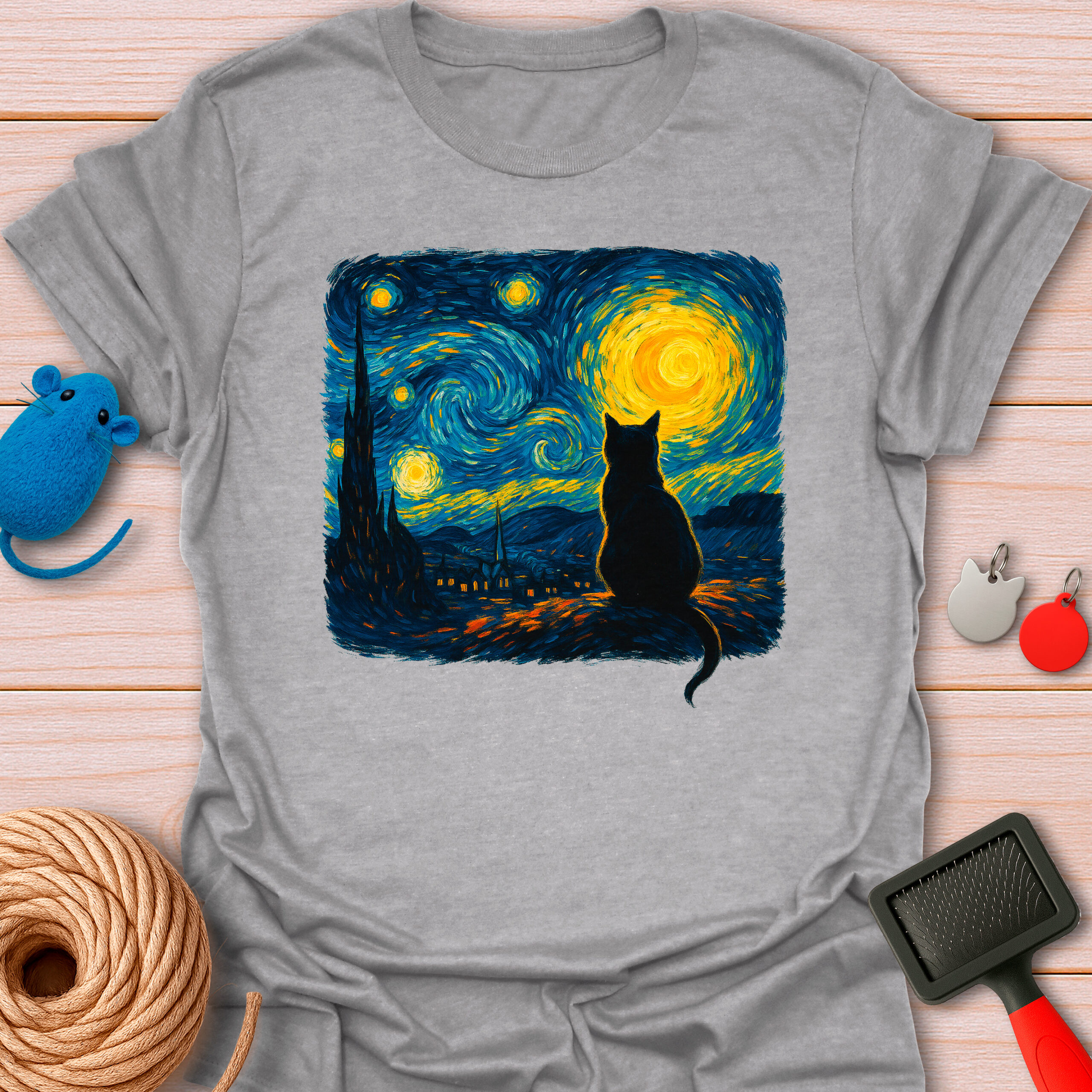 Starry Cat - Unisex T-Shirt