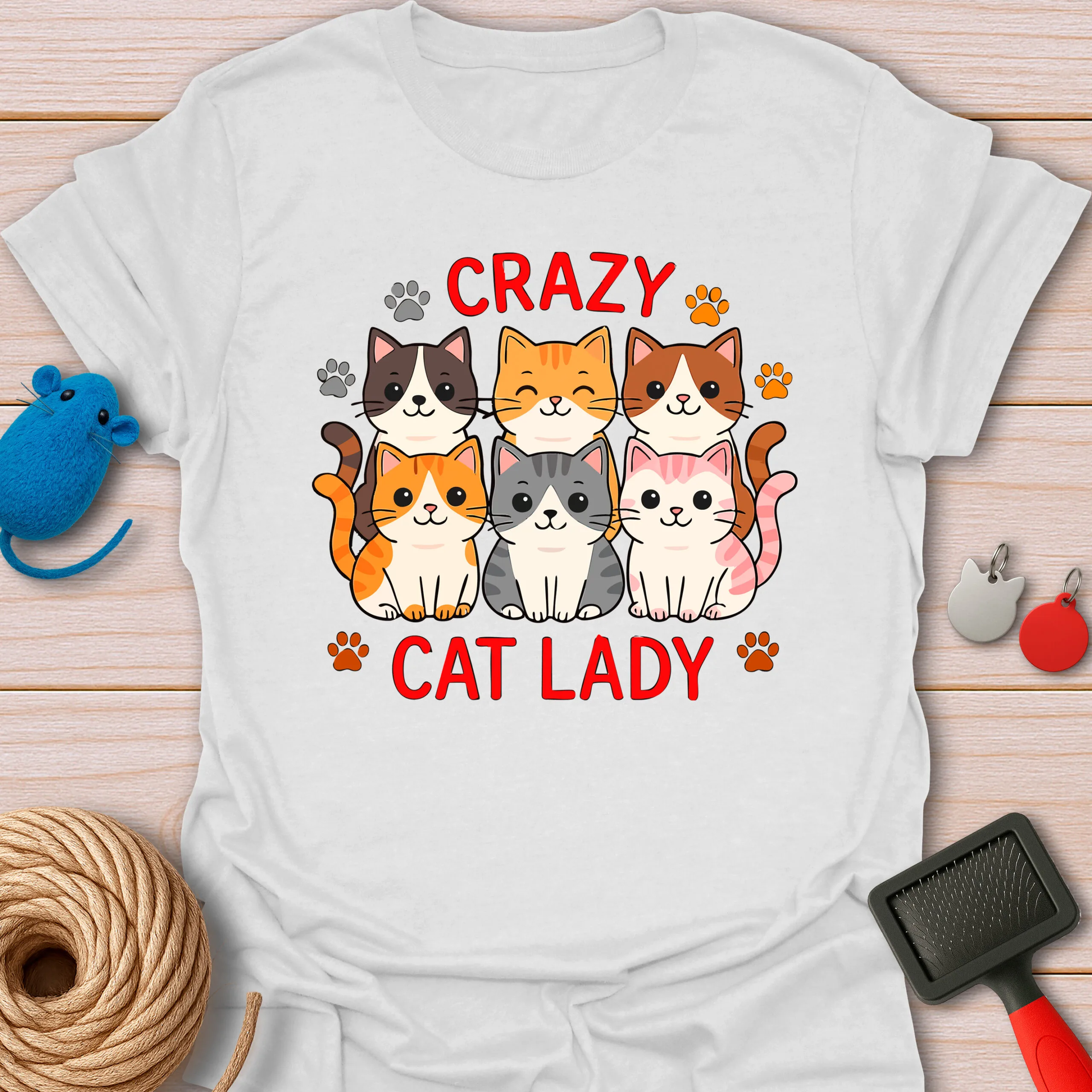 Crazy Cat Lady Cute Cartoon Cats