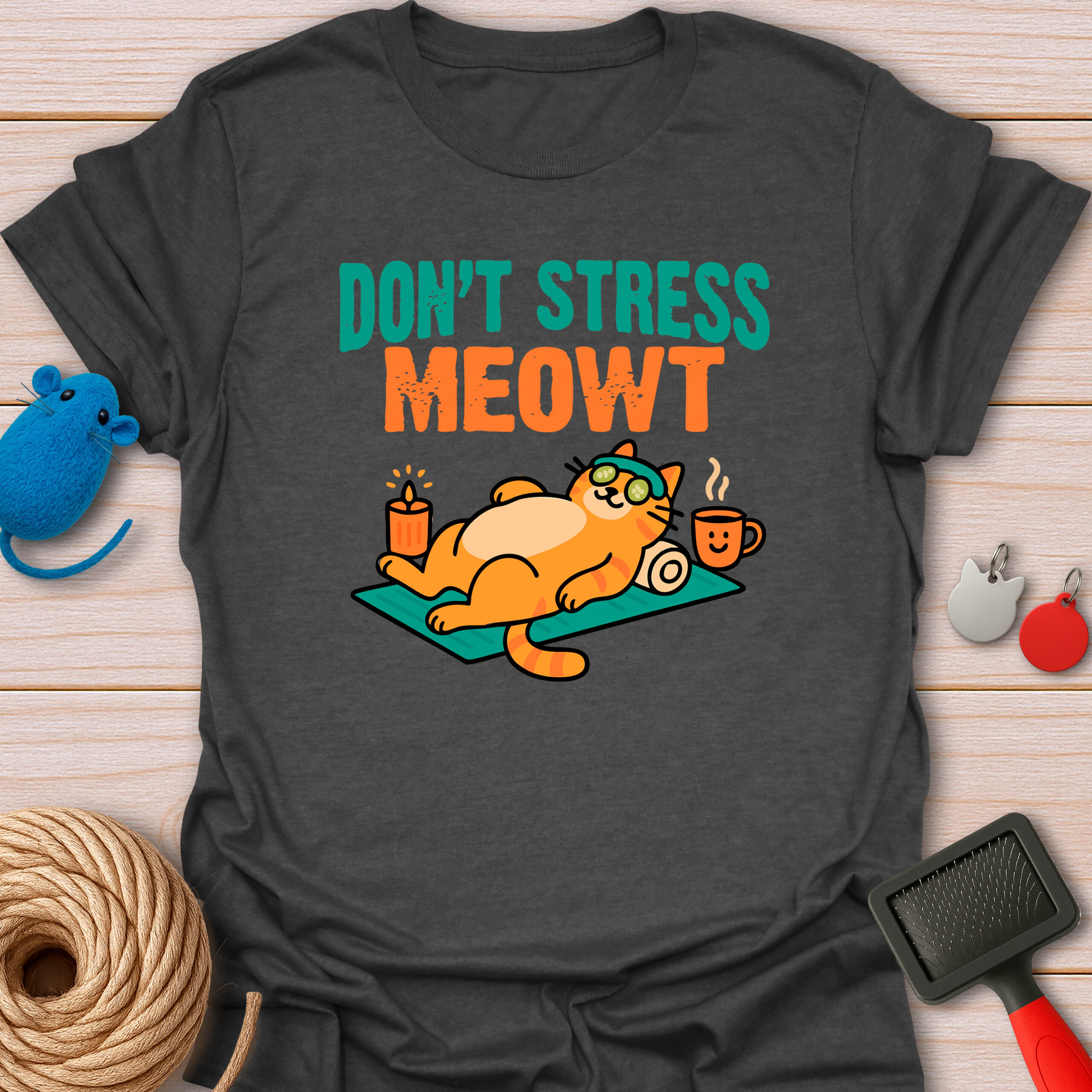 Don't Stress Meowt Funny Cat - Unisex T-Shirt